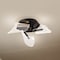 Nuvo Sedona, 22 Inch LED Flush Mount, Matte Black, Silk Screened Acrylic Lens 62/2284 - alternate 3